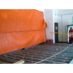 Lona Poly-Lona 6x5  Laranja e Branca de Polyethileno